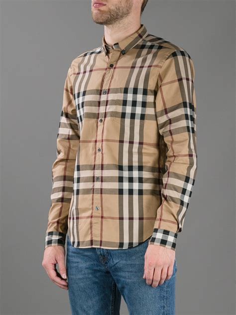 burberry brit tag button down|Burberry her men's clothing.